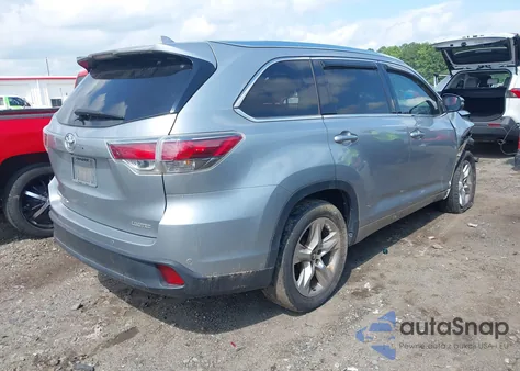 2016 Toyota Highlander Limited V6 z USA, uszkodzony, nr VIN 5TDYKRFH2GS126866